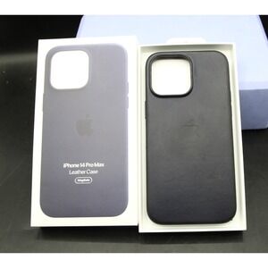 Apple iPhone 14 Pro Max Leather Case Ink MagSafe MPPP3ZM/A Dark Blue Navy